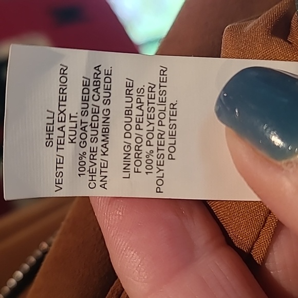 Lucky Brand suede leather jacket size small - Picture 12 of 14